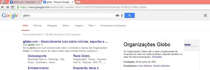 Digite o nome do lugar que deseja encontrar (Reprodução/Taysa Coelho)