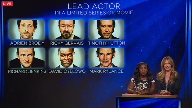 Uzo Aduba e Cat Deeley apresentam os indicados ao Emmy (Foto: Reprodução)