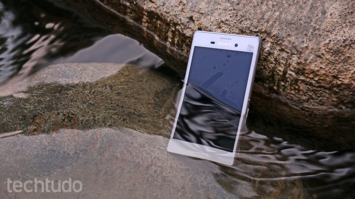 Xperia M4 Aqua (Foto: Lucas Mendes/TechTudo) Xperia M4 Aqua (Foto: Lucas Mendes/TechTudo)