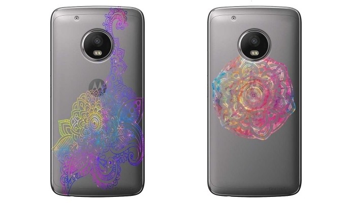Capinha para G5 Plus transparente com desenho de mandala (Foto: Divulgação/Matecki)