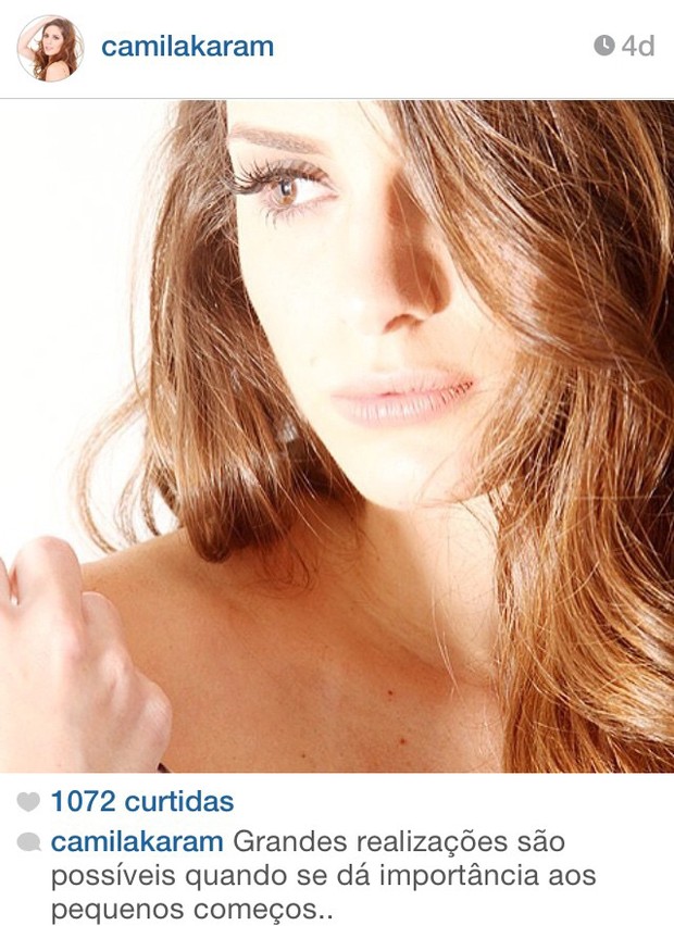 Camila Karam (Foto: Reprodução/Instagram)
