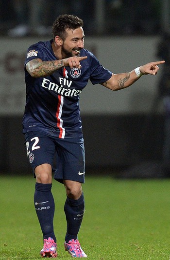 Lavezzi gol PSG (Foto: AFP) Lavezzi gol PSG (Foto: AFP)