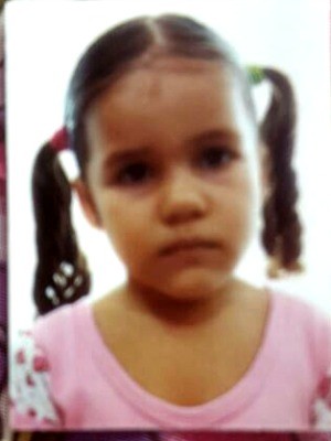 Menina de 4 anos foi atropelada e permanece internada no hospital no interior do Acre  (Foto: Arquivo pessoal)