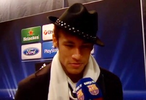 neymar barcelona tv (Foto: Reprodução )