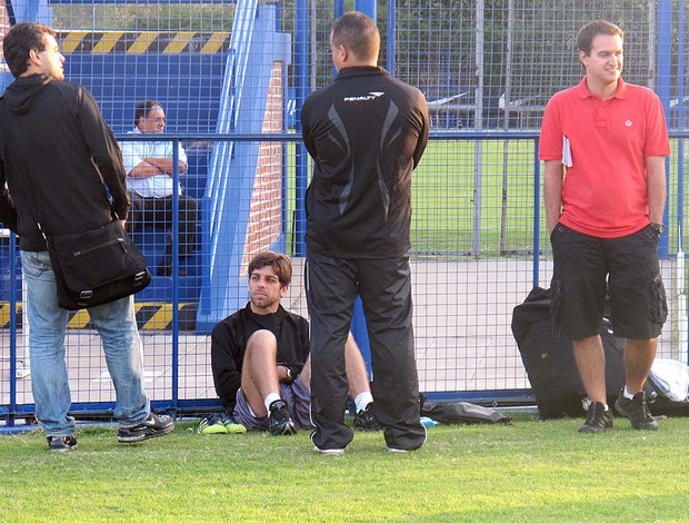 Treino do Vasco, Juninho (Foto: Thiago Fernandes / Globoesporte.com)