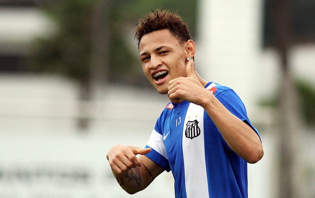 Neilton Santos (Foto: Pedro Ernesto Guerra Azevedo/Divulgação Santos FC)