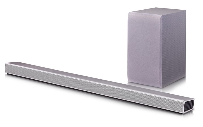 LG lança SH5, sound bar wireless para TVs e celulares (Foto: Divulgação/LG) LG lança SH5, sound bar wireless para TVs e celulares (Foto: Divulgação/LG)