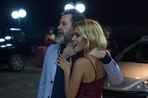 Antonio Calloni e Julia Dalavia em cena de 'Justiça' (Foto: Estevam Avellar/ TV Globo)