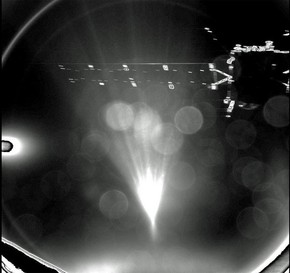 Philae mandou imagem logo após se desprender da Rosetta (Foto: ESA/Rosetta/Philae/CIVA ) Philae mandou imagem logo após se desprender da Rosetta (Foto: ESA/Rosetta/Philae/CIVA )