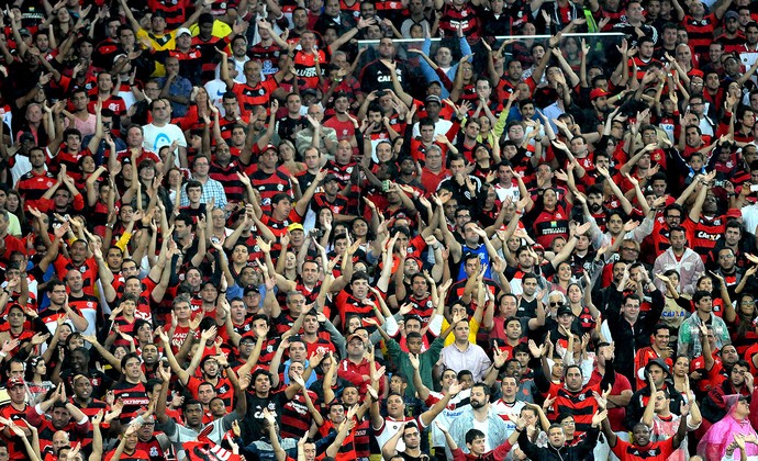 torcida Flamengo jogo Goiás Maracanã (Foto: André Durão / Globoesporte.com)