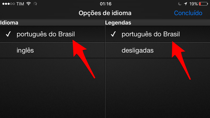 como colocar legenda em portugues na netflix