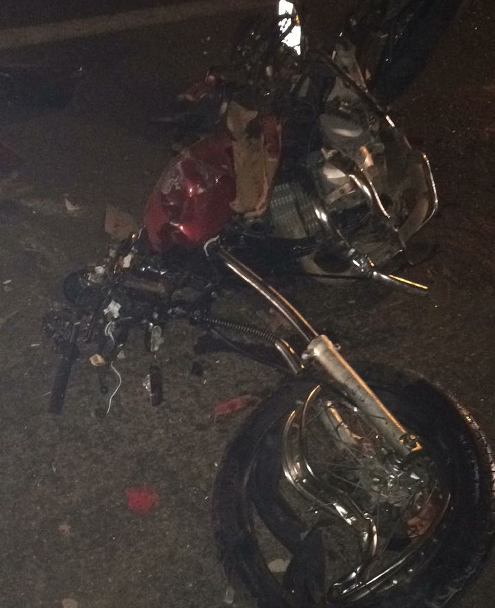 Motociclista ficou ferido após acidente na TO-050 (Foto: Divulgação)