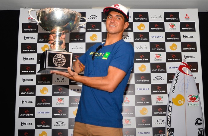 Gabriel Medina, coletiva (Foto: Mauro Horita) Gabriel Medina, coletiva (Foto: Mauro Horita)