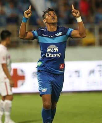 Leandro Assumpção, chonburi fc, tailândia (Foto: Chonburi FC / Divulgação)