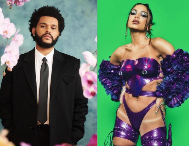 The Weeknd e Anitta (Foto: Reprodução/ Instagram)