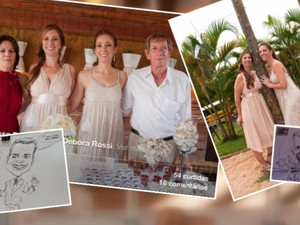 Irmãs casaram no mesmo dia em Campinas (Foto: Reprodução/ EPTV)