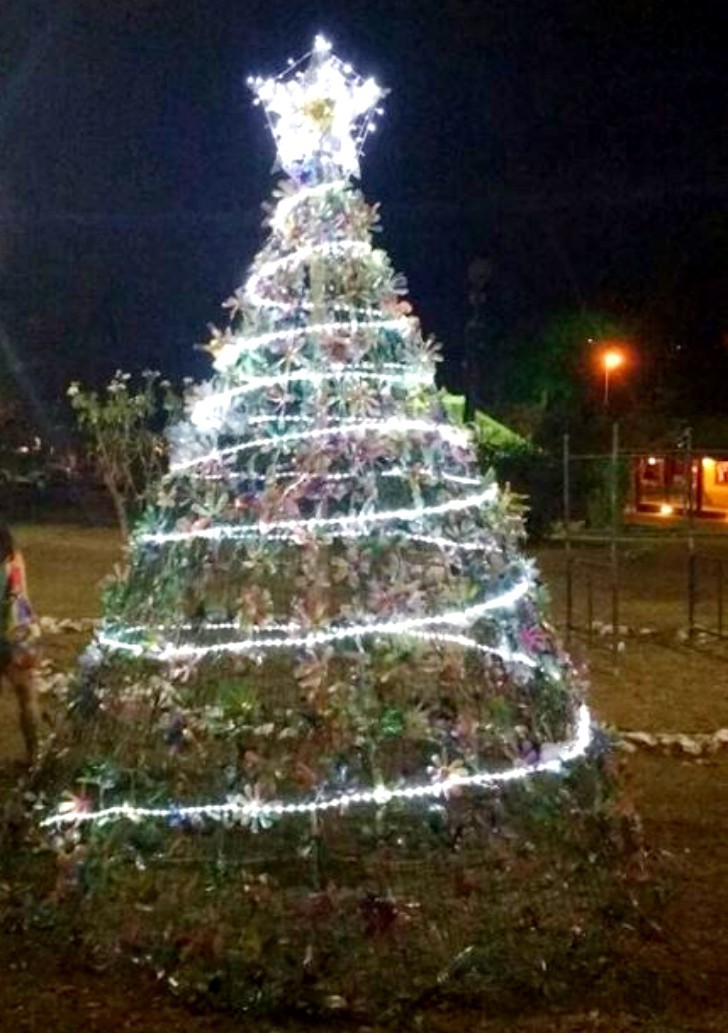 Decoração natalina de Fernando de Noronha foi produzida com material  reciclado | Blog Viver Noronha da Rede Globo
