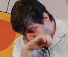Rubens Paiva chora ao falar da morte do pai (Flavio Moraes/G1)