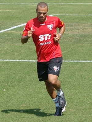 Luis Fabiano, Treino do São Paulo (Foto: Divulgação / Site Oficial do São Paulo)