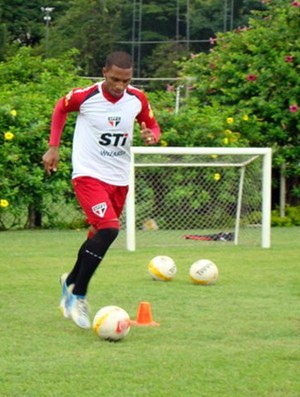 Paulo Miranda treino São Paulo (Foto: Reprodução/saopaulofc.net)