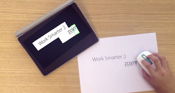 Mouse promete escanear texto instantaneamente (Foto: Reprodução/Indiegogo)