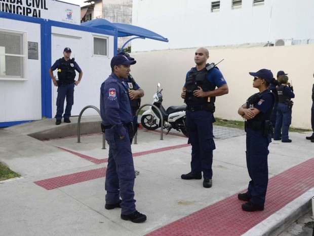 Guarda de Vitória critica condição de trabalho e não sai de postos, espírito santo (Foto: Ricardo Vervloet/A Gazeta)