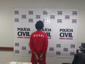 Suspeito de abandonar ossada confessa assassinato em Uberaba (Foto: Gabriela Almeida/TV Integração)