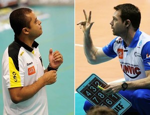Volta Redonda e Taubaté se enfrentam pela reta final da Superliga Masculina (Foto: Arte/GloboEsporte.com)