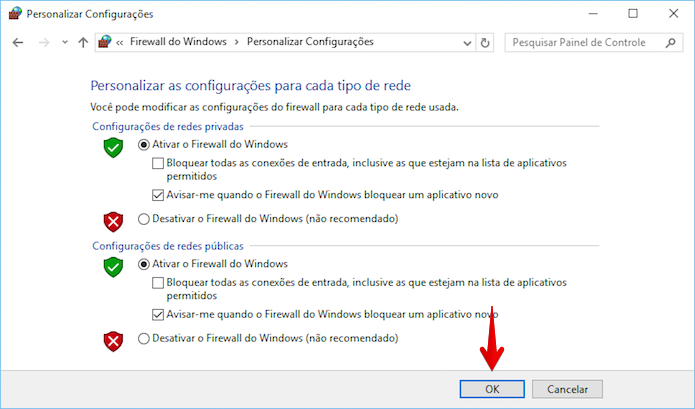 Como Ativar E Desativar Firewall Do Windows Dicas E Tutoriais