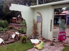 FOTOS: Veja imagens da chuva que atingiu casa e posto de saúde no Jardim Santarém