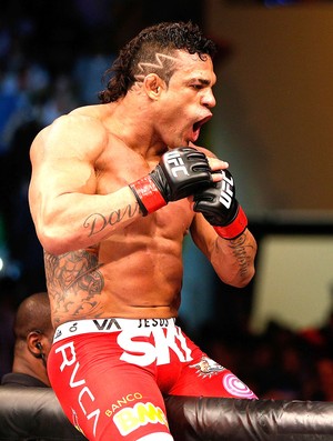 Vitor Belfort comemoração UFC Goiânia (Foto: Getty Images)