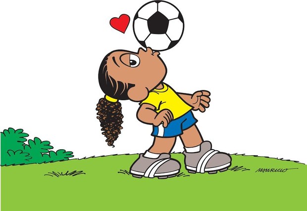 Ronaldinho Gaúcho desenho (Foto: Divulgação/Divulgação)