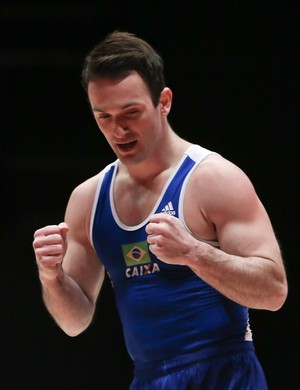 Diego Hypolito no Mundial de Glasgow (Foto: Ricardo Bufolin/CBG)