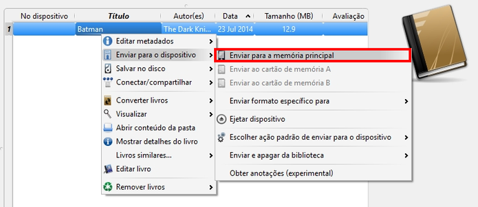 Mova tudo para o Kindle (Foto: Reprodução/Paulo Alves)