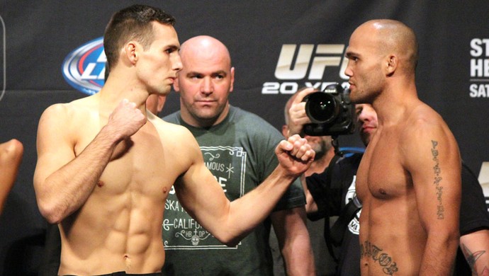 Rory MacDonald x Robbie Lawler Pesagem UFC 167 (Foto: Evelyn Rodrigues)