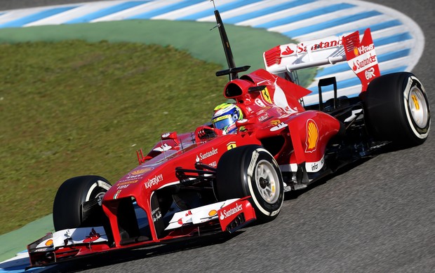 Felipe Massa Ferrari testes Jerez de la Frontera (Foto: Agência Getty Images)