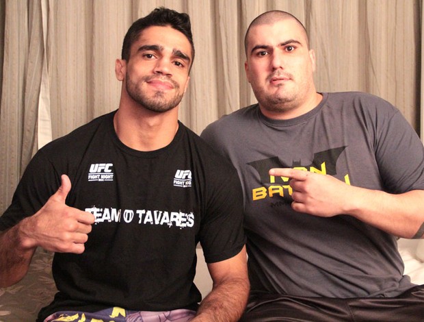 Thiago Tavares e Guiga Meirelles UFC (Foto: Rodrigo Malinverni)