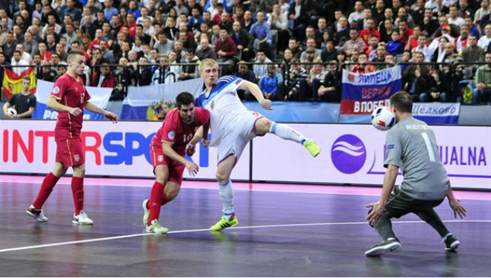 Abramov Rússia Sérvia Uefa Futsal Euro (Foto: Getty Images/Uefa)