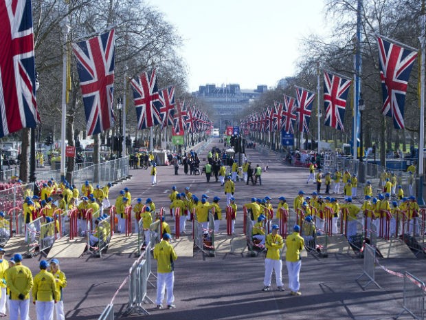 Maratona de Londres (Foto: AP Photo/Alastair Grant)