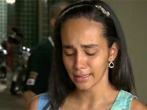 Renata chegou a contar à polícia que bebê foir roubado (Foto: Reprodução/TV Globo)