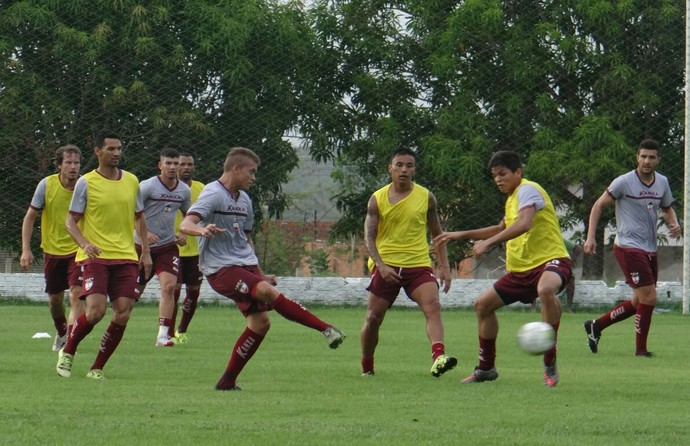 Treino River-PI (Foto: Érica Maciel Paz )
