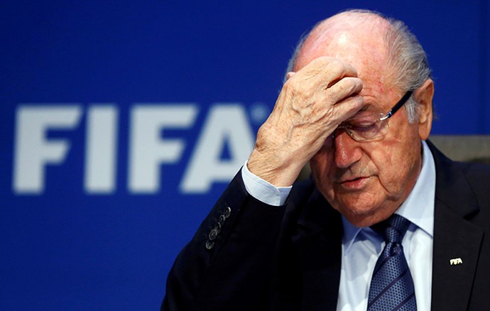 Joseph Blatter renuncia à presidência da Fifa (Foto: Foto recadastrada com dimensões adequadas)