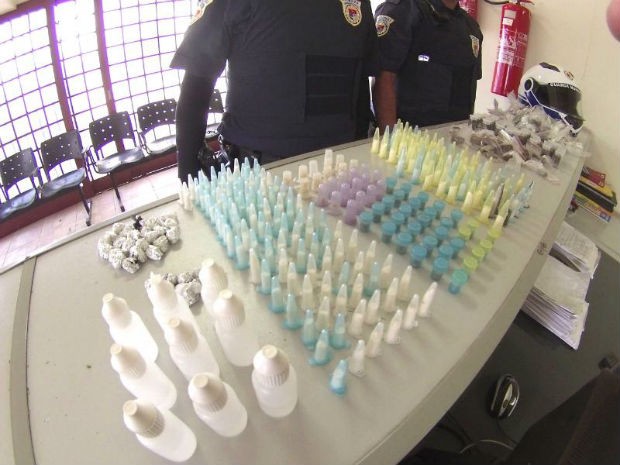 Guarda Municipal de Jundiaí apreende grande quantidade de drogas (Foto: Divulgação/ GCM Jundiaí)