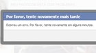 Falha impede atualização no Facebook (Reprodução/Facebook)