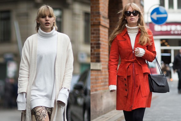 Blusa de gola alta, transparência. 10 tendências das Semanas de Moda  para você usar neste inverno - Revista Marie Claire