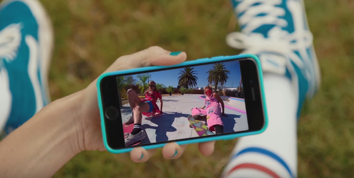 Vídeo na horizontal é uma das novidades do Spectacles (Foto: Reprodução/Felipe Vinha)