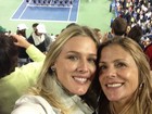 Fiorella Mattheis assiste à final do US Open entre Nadal e Djokovic