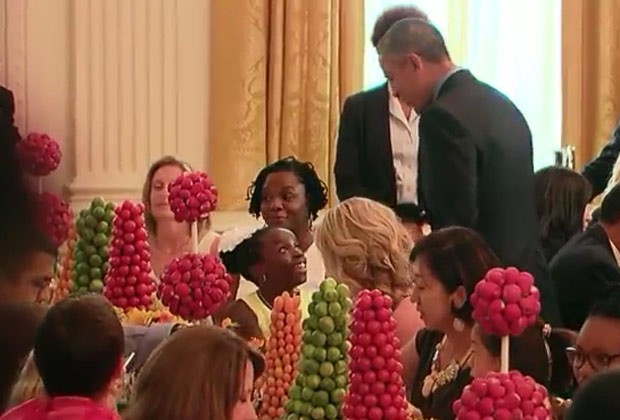 Mikaila conhece Barack Obama (Foto: Reprodução/Instagram)