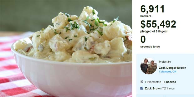Salada de batata arrecadou US$ 55 mil no Kickstarter (Foto: Divulgação)