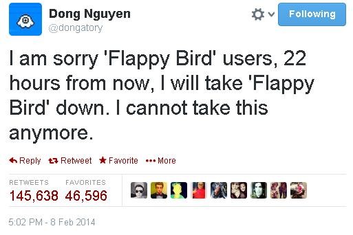 Criador de 'Flappy Bird' diz que encerrou jogo porque era viciante - Jornal  O Globo